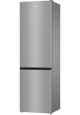 Gorenje Холодильник з нижн. мороз. камерою, 200х60х60см, 2 двері, 235(96)л, А++, NoFrost+, Зона св-ті, сірий