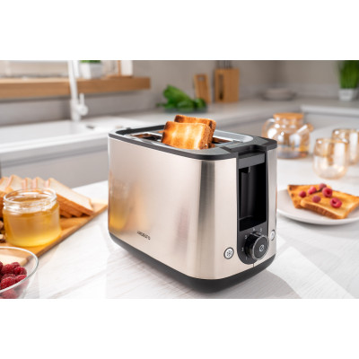ARDESTO Тостер Steel Collection T-K200 800Вт, метал+пластик, сріблястий+чорний