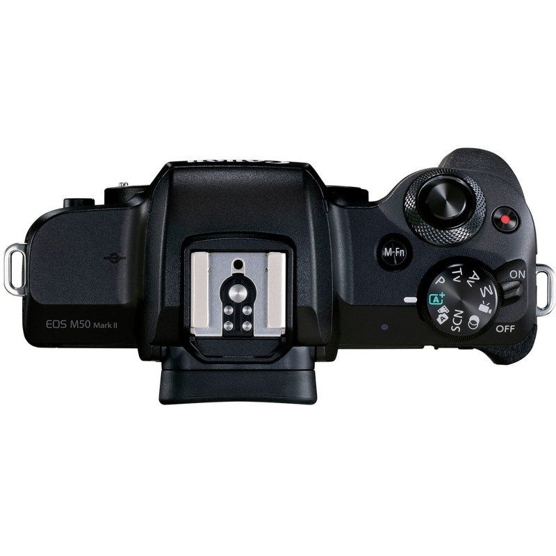 Canon Цифрова фотокамера  EOS M50 Mk2 + 15-45 IS STM Lifestream Kit Black