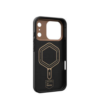 UAG Чохол UAG для iPhone 17 Pro, Fibr Armr Magsafe, Kevlar Graphite/Bronze