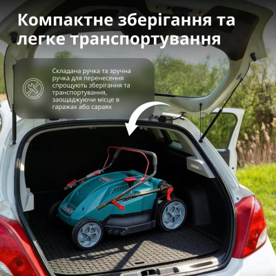 Könner & Söhnen Газонокосарка мережева KS 38LM16 1600Вт 38см 40л 25-75мм 13.2кг