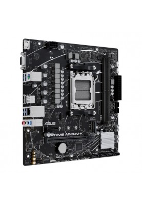 ASUS Материнcька плата PRIME A620M-K sAM5 A620 2xDDR5 HDMI D-Sub mATX