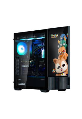Zalman Корпус Z10 DS, без БР, 2xUSB3.0, 1хUSB Type-C, 2х120мм, 1x120мм ARGB, TG Side Panel, ATX, Monitor, чорний