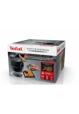 Tefal Мультипіч ActiFry & Grill Genius, 1500Вт, чаша-4л, сенсорне керув., підкл.