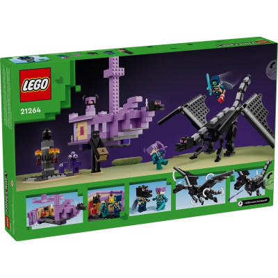 LEGO Конструктор Minecraft Дракон Енду і Корабель Краю