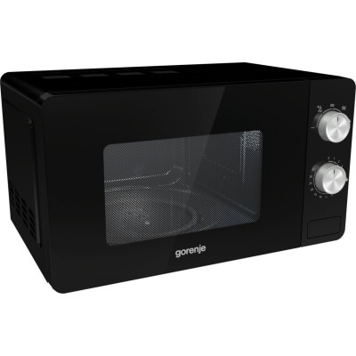 Gorenje Мікрохвільова піч, 17л, хутро. керув., 700Вт, чорний