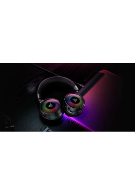 Razer Гарнітура ігрова Kraken V4 Pro, mini-jack/USB-A/BT/WL, RGB, чорний
