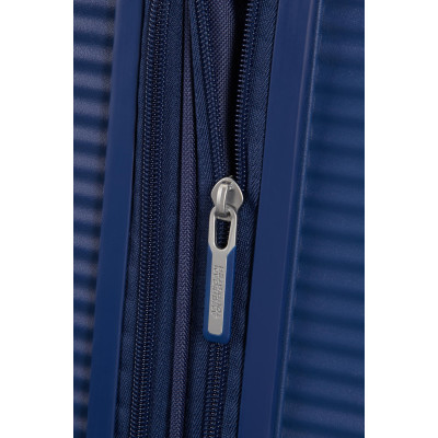 American Tourister Валіза American Tourister, Soundbox, поліпропілен, середня, 67см, 71.5/81л, TSA, 4 колеса, EXP, темно-синій