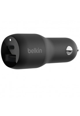 Belkin Зарядний пристрій автомобільний 37Вт USB-A/USB-C PD PPS, чорний