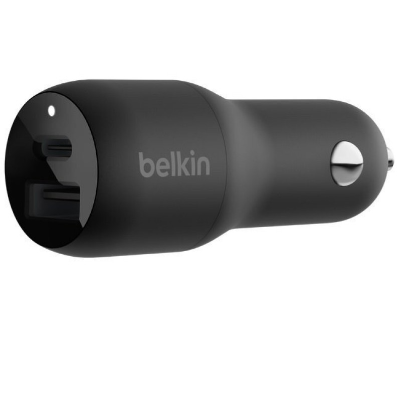 Belkin Зарядний пристрій автомобільний 37Вт USB-A/USB-C PD PPS, чорний