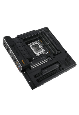 ASUS Материнcька плата TUF GAMING B760M-BTF WIFI s1700 B760 4xDDR5 M.2 HDMI DP Wi-Fi BT mATX
