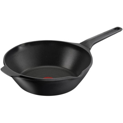 Tefal Сковорода Вок Robusto, 28см, алюміній, бакеліт, чорний