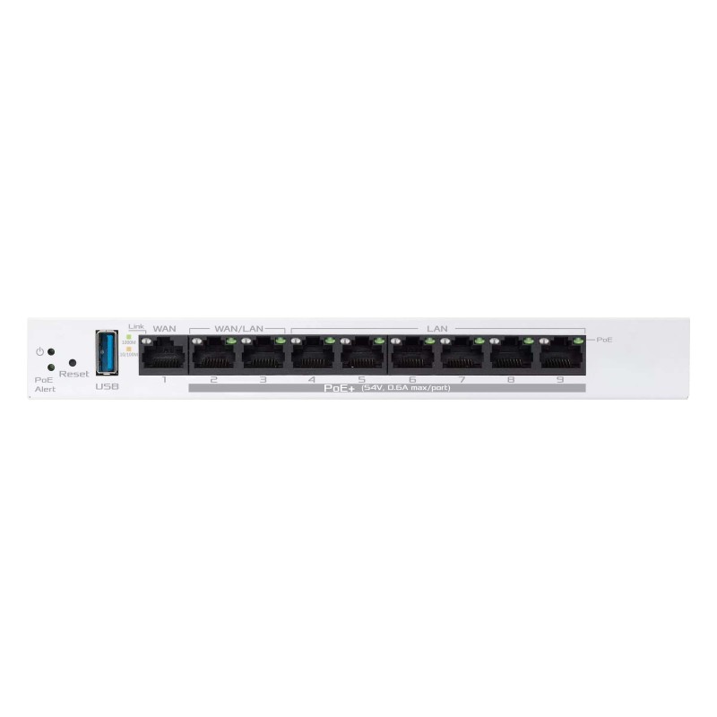 ASUS Маршрутизатор ExpertWiFi EBG19P 8xGE LAN (8xPoE), 1xGE WAN, 1xUSB 3.2, 123W, BT