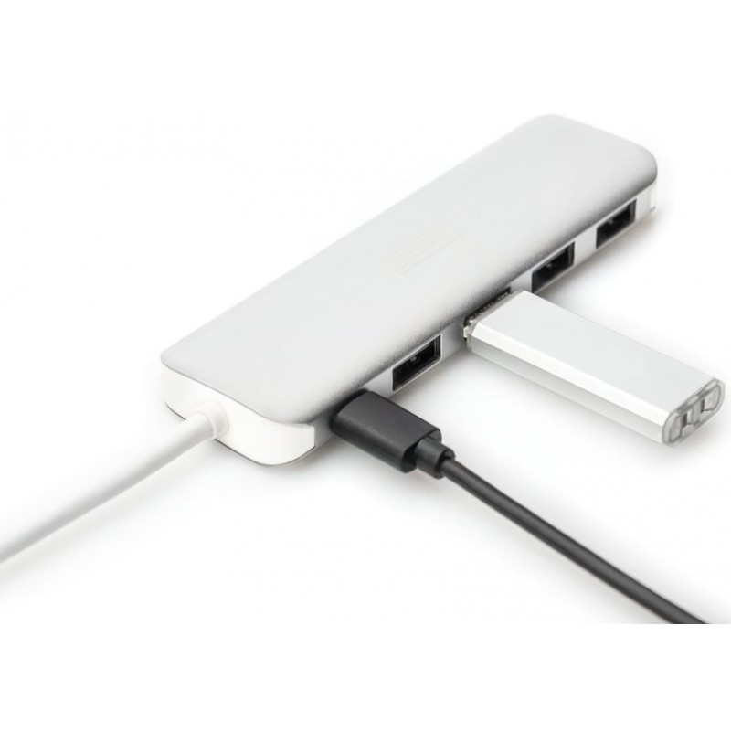 Digitus Хаб USB-C > 4xUSB-A/USB-C