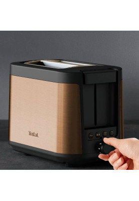 Tefal Тостер Tefal Coppertinto 850Вт, розморожування, метал, бронзовий