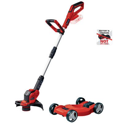 Einhell Тримір акумуляторний GE-CT 18/28 Li TC-Solo 18В 8500об/хв 28см ліска та візок 2.15кг без АКБ і ЗП