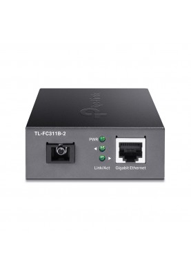 TP-Link Медiаконвертер TL-FC311B-2 10/100/1000 WDM (TX 1310nm RX 1550nm) SM 2km SC