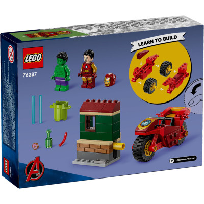 LEGO Конструктор Marvel Залізна Людина на мотоциклі Галк