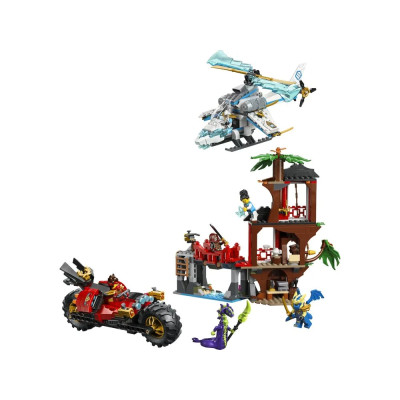 LEGO Конструктор LEGO Ninjago Автомобільна битва ниндзя біля будинку на дереві