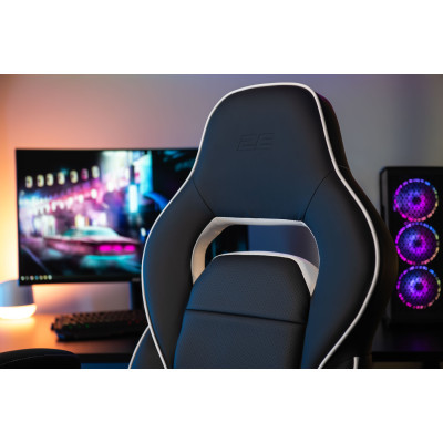 2E Gaming Ігрове крісло HEBI Black/White