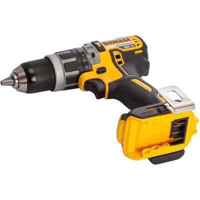 DeWALT Набір із двох акумуляторних інструментів DeWALT 18В дриль-шурупокрут DCD796 шліфмашина кутова DCG405 акб 2х5А·год ЗП TSTAK 4.2кг