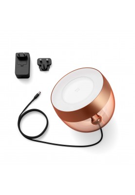 Philips Hue Настільна лампа Iris, 2000K-6500K, Color, Bluetooth, з димером, мідна