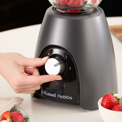 Russell Hobbs Блендер стаційний Desire Matte Charcoal, 650Вт, чаша-1500мл, чорний