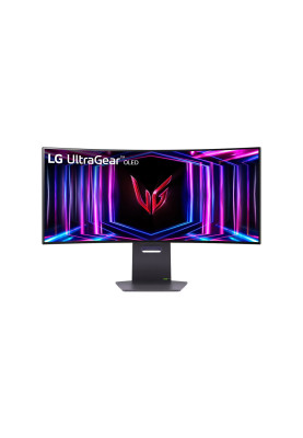 LG Монітор 34" 34GS95QE-B 2xHDMI, DP, USB, Audio, OLED, 3440x1440, 240Hz, 0.03ms, DCI-P3 98.5%, G-SYNC, FreeSync, AdaptiveSync, HAS, DisplayHDR True Black 400