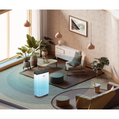 Cooper&Hunter Осушувач повітря Cooper&Hunter CH-D009WD8-20LDWF, 20л.на добу, 50м.кв , 180м3/год, 300Вт, дисплей, ел.кер-ня, WI-FI, іонізатор, таймер, авто вимк., білий