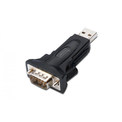 Digitus Адаптер USB 2.0 to RS232, RS485 incl., чорний Digitus Адаптер USB 2.0 to RS232, RS485 incl., чорний