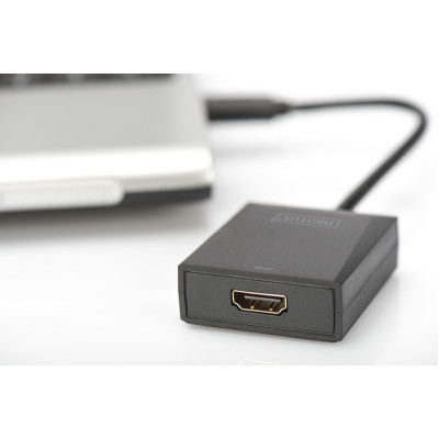 Digitus Адаптер USB 3.0 - HDMI Full HD, M/F, 0.15 m