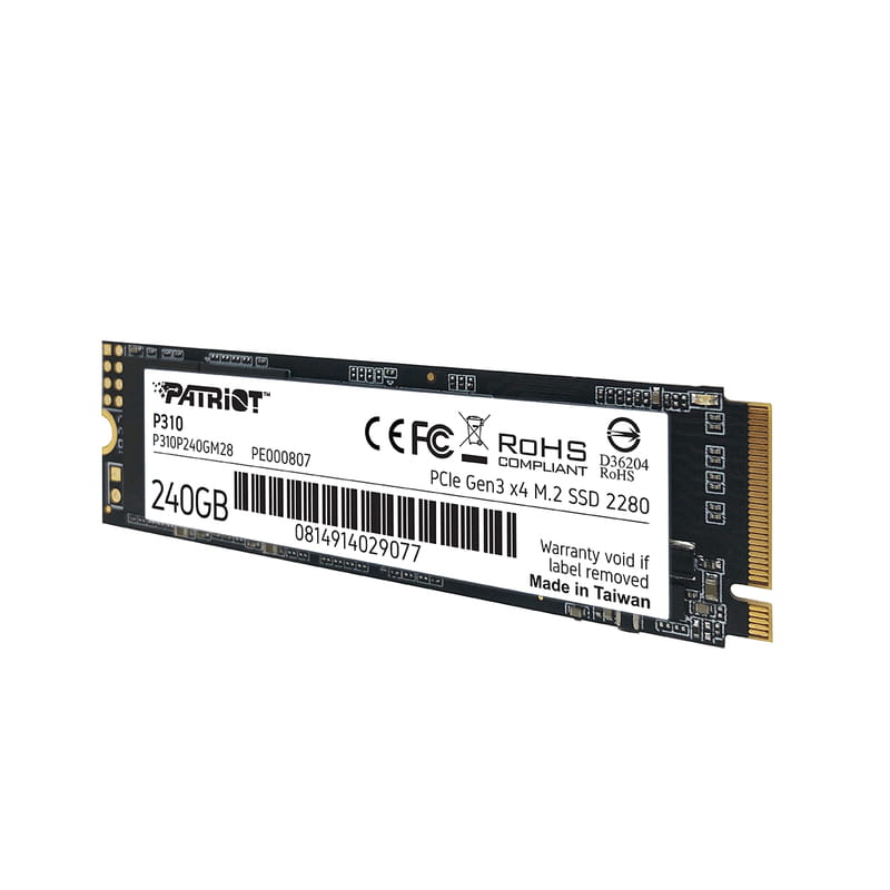 Patriot Накопичувач SSD M.2 240GB PCIe 3.0 P310