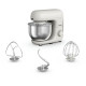 Tefal Міксер планетарний Bake Essential 800Вт, насадки-3, чаша-нерж., метал, 4.8л, білий