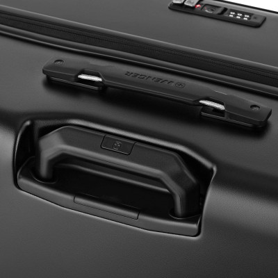 Wenger Валіза Wenger Amplix Hardside Medium, середня, полікарбонат, TSA, 4 колеса, розширення, чорний