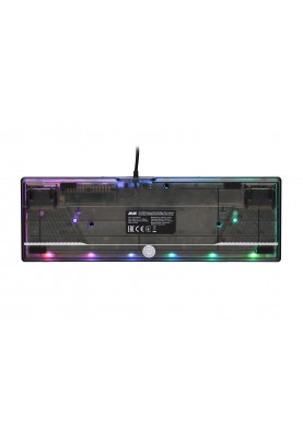 2E Gaming Клавіатура KG345 RGB 68key USB Transparent