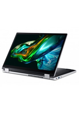 Acer Ноутбук Aspire 3 Spin 14 A3SP14-31PT 14" WUXGA IPS Touch, Intel P N200, 8GB, F256GB, UMA, Lin, сріблястий