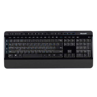Microsoft Комплект Desktop 3050 127key, WL, EN/UKR/RU, Чорний