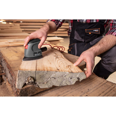 Graphite Шліфмашина вібраційна Delta 105Вт платформа 140х140х97 24000кол·хв 0.87кг Graphite Шліфмашина вібраційна Delta 105Вт платформа 140х140х97 24000кол·хв 0.87кг