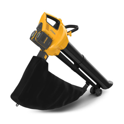 Stiga Повітродув-пилосос садовий акумуляторний VS100eKit 20В акб 2х4А·год 576м?/год 45л ЗП 3.64кг