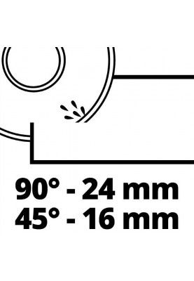 Einhell Плиткоріз акум TE-TC 18/115 Li - Solo, 18В, PXC, 3800 об/хв, диск 115х22.2 мм, різ 24 мм