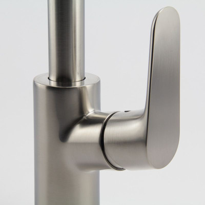 Hansgrohe Змішувач для кухні Focus M41, довж.виливу - 235мм, витяжний, 1важіль, KM240, сталь
