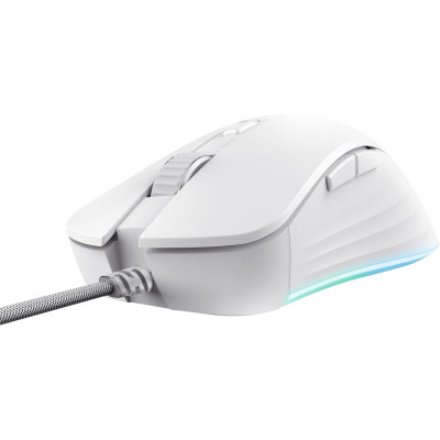 Trust Миша GXT924 YBAR+, USB-A, Білий