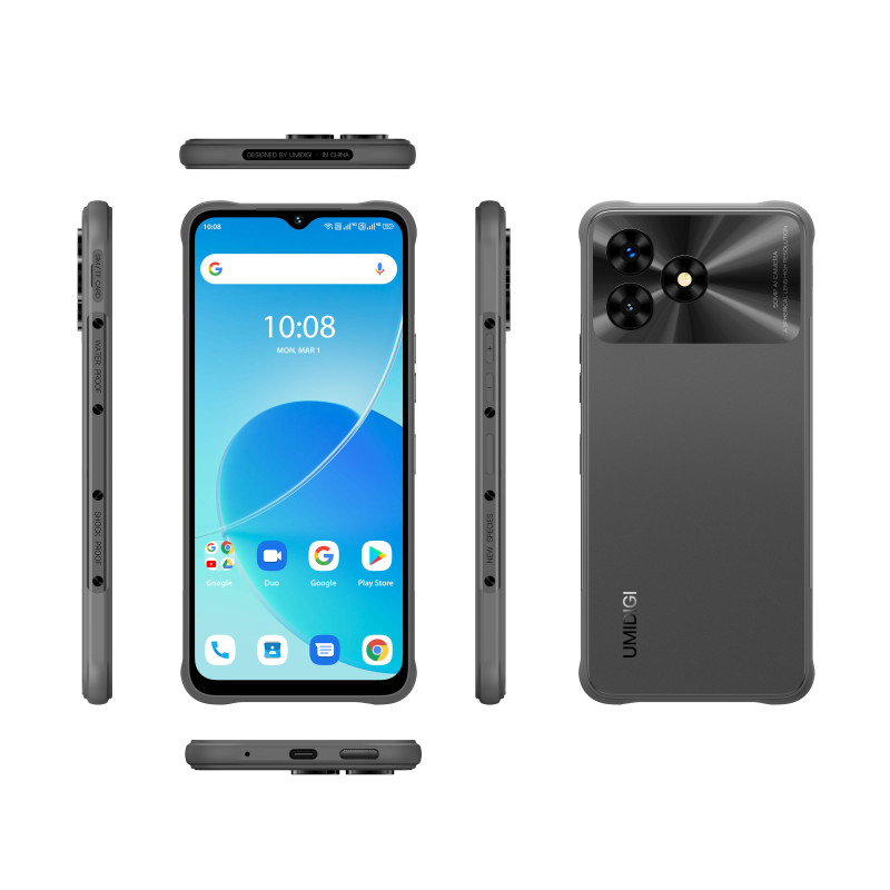 UMIDIGI Смартфон G5 Mecha (RP08) 6.6" 8/128ГБ, 2SIM, 6000мА·год, сірий