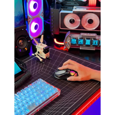 GravaStar Миша Mercury M2, BT/WL/USB-A, RGB, чорний