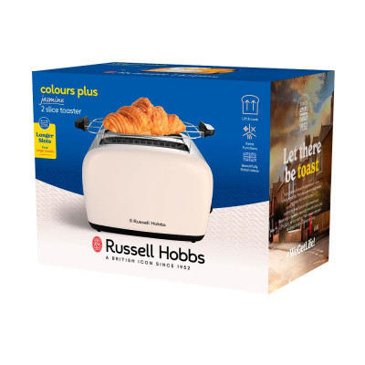 Russell Hobbs Тостер 1670Вт, нержав., підігрів, жасмін