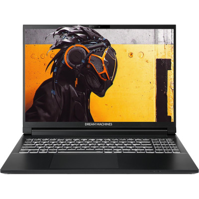 Dream Machines Ноутбук Dream Machines RT5050-15 15.3FHD+ IPS, AMD AI 9 HX 370, 16GB, F1TB, NVD5050-8, DOS, чорний