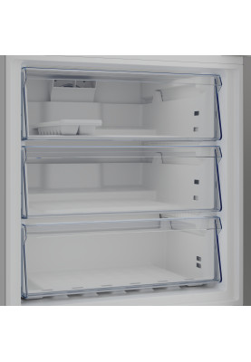 Beko Холодильник Beko з нижн. мороз., 192x70x74.5, холод.відд.-340л, мороз.відд.-150л, 2дв., А++, NF, дисплей, HarvestFresh, нерж