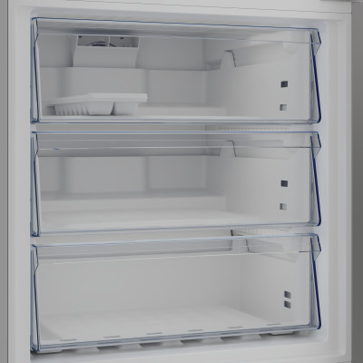 Beko Холодильник Beko з нижн. мороз., 192x70x74.5, холод.відд.-340л, мороз.відд.-150л, 2дв., А++, NF, дисплей, HarvestFresh, нерж