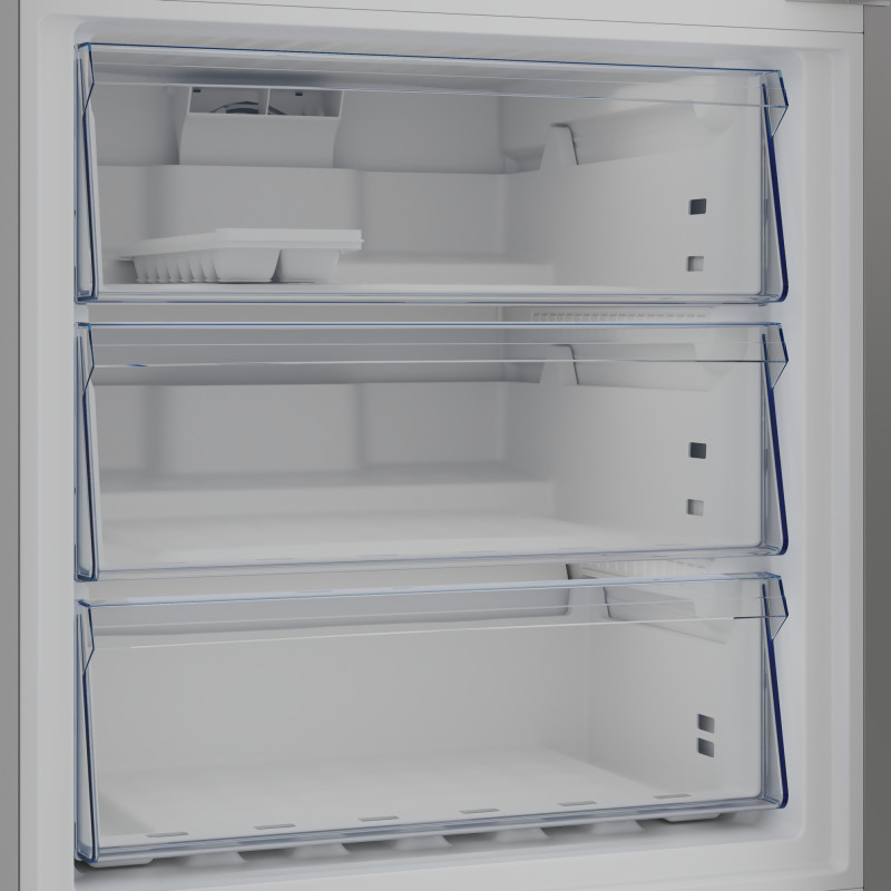 Beko Холодильник Beko з нижн. мороз., 192x70x74.5, xолод.відд.-340л, мороз.відд.-150л, 2дв., А++, NF, дисплей, HarvestFresh, нерж