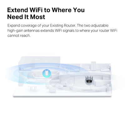 Mercusys Розширювач покриття WiFi ME70X AX1800, 1хGE LAN